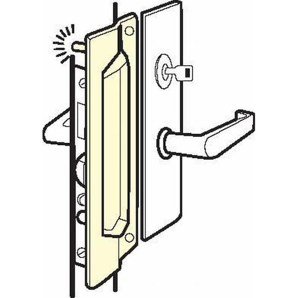 Don-Jo 3" x 11" Pin Latch Protector for Outswing Doors for Rose PLP211BP - main
